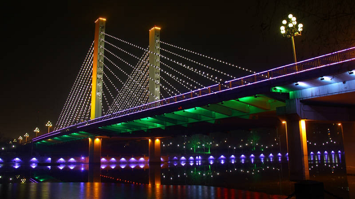 凯赛大桥夜景