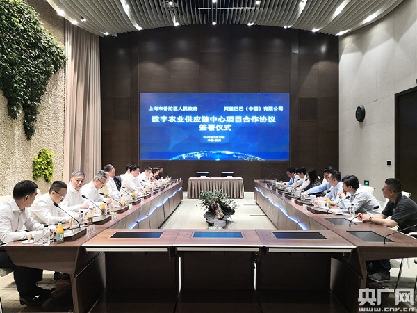 上海普陀牵手阿里数字农业供应链中心