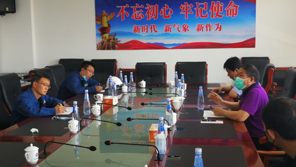 中捷产业园区党委书记熊俊杰带队到中海油中捷石化有限公司开展全国“两会”期间安全生产督导检查