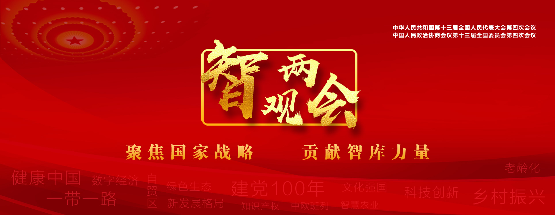 智观两会2021：聚焦国家战略，贡献智库力量