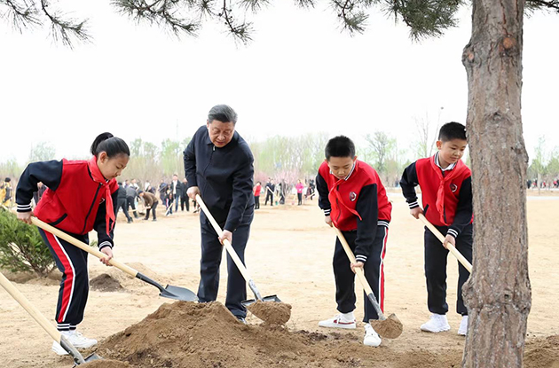 倡导人人爱绿植绿护绿的文明风尚 共同建设人与自然和谐共生的美丽家园