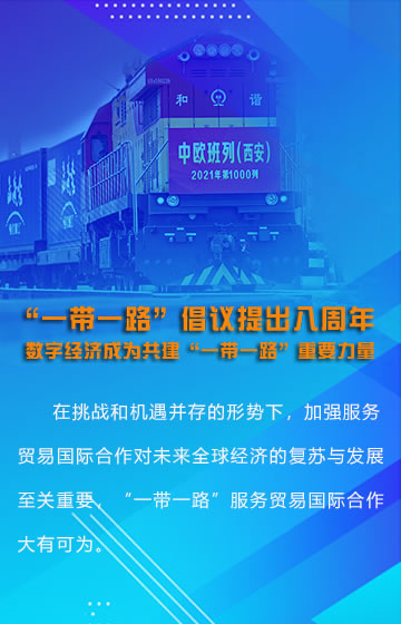 “一带一路”倡议提出八周年 数字经济成为共建“一带一路”重要力量