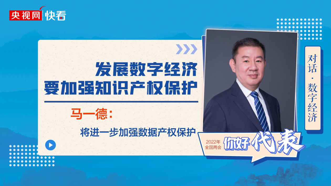 马一德：发展数字经济要加强知识产权保护