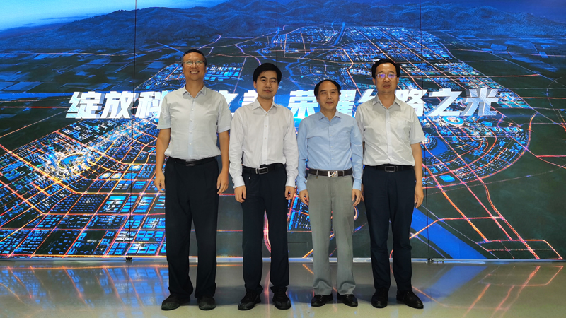 国声智库执行主任徐蕴峰一行参观调研丝路科学城