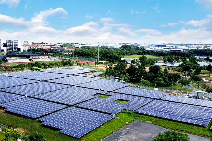 隆基新加坡樟宜机场19.2MW地面电站发电项目
