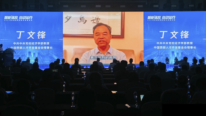 中央党校教授、博士生导师，中国西部人才开发基金会理事长丁文锋发表视频致辞