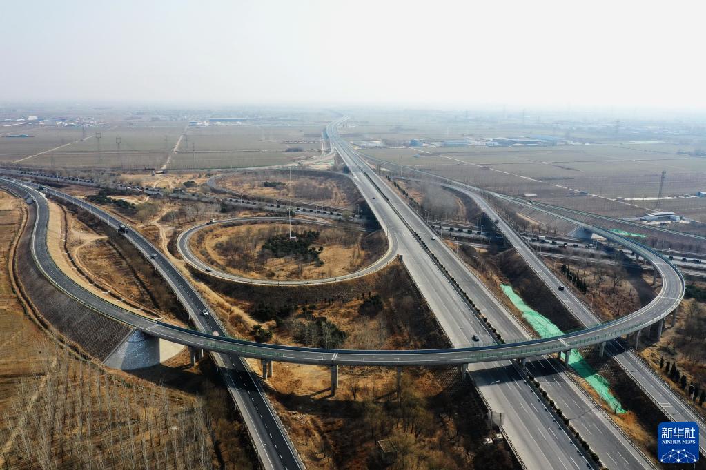 津石高速公路石家庄段与新元高速公路互通立交桥