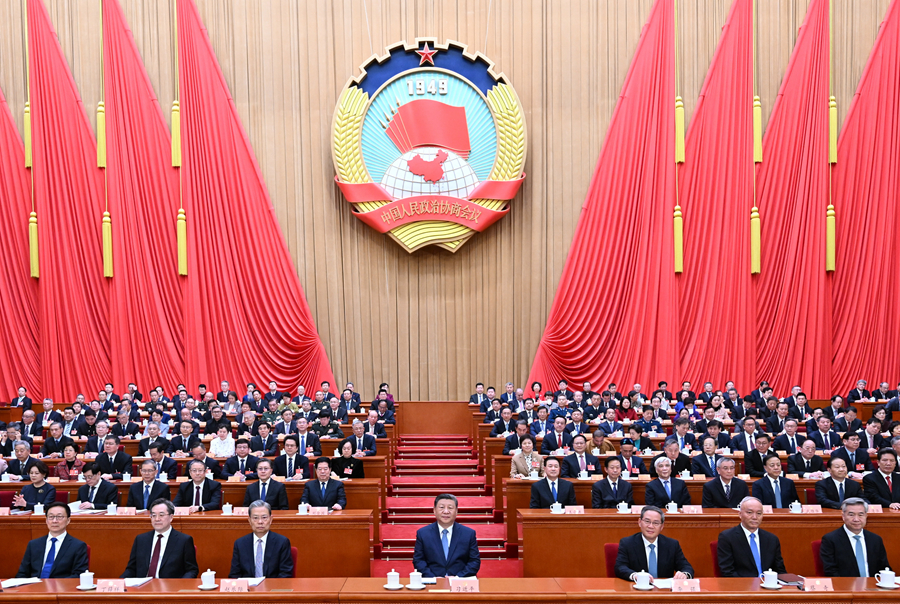 中国人民政治协商会议第十四届全国委员会第三次会议在北京人民大会堂开幕
