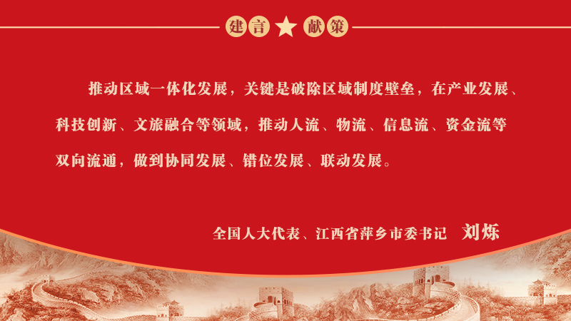 推动区域一体化发展