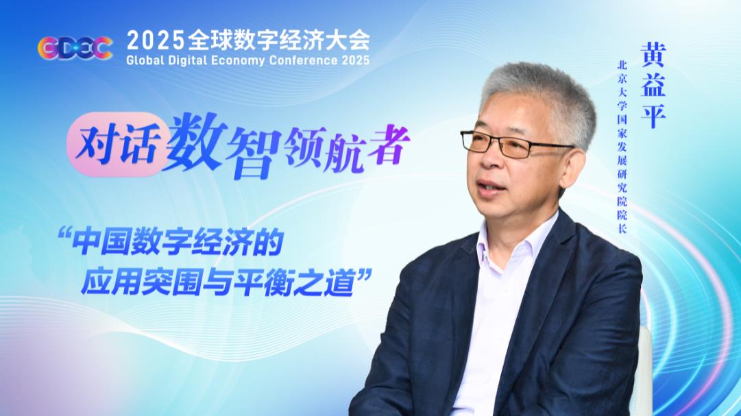 北京大学国家发展研究院院长黄益平：中国数字经济的应用突围与平衡之道